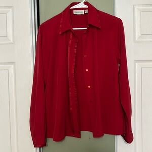 Women’s Button Down Top, Great Condition! Shoulder Pads, Size Small, Appàrenza